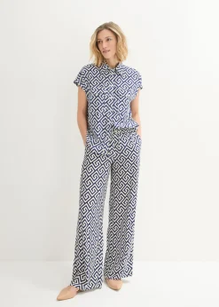 Blusa de viscosa fluida