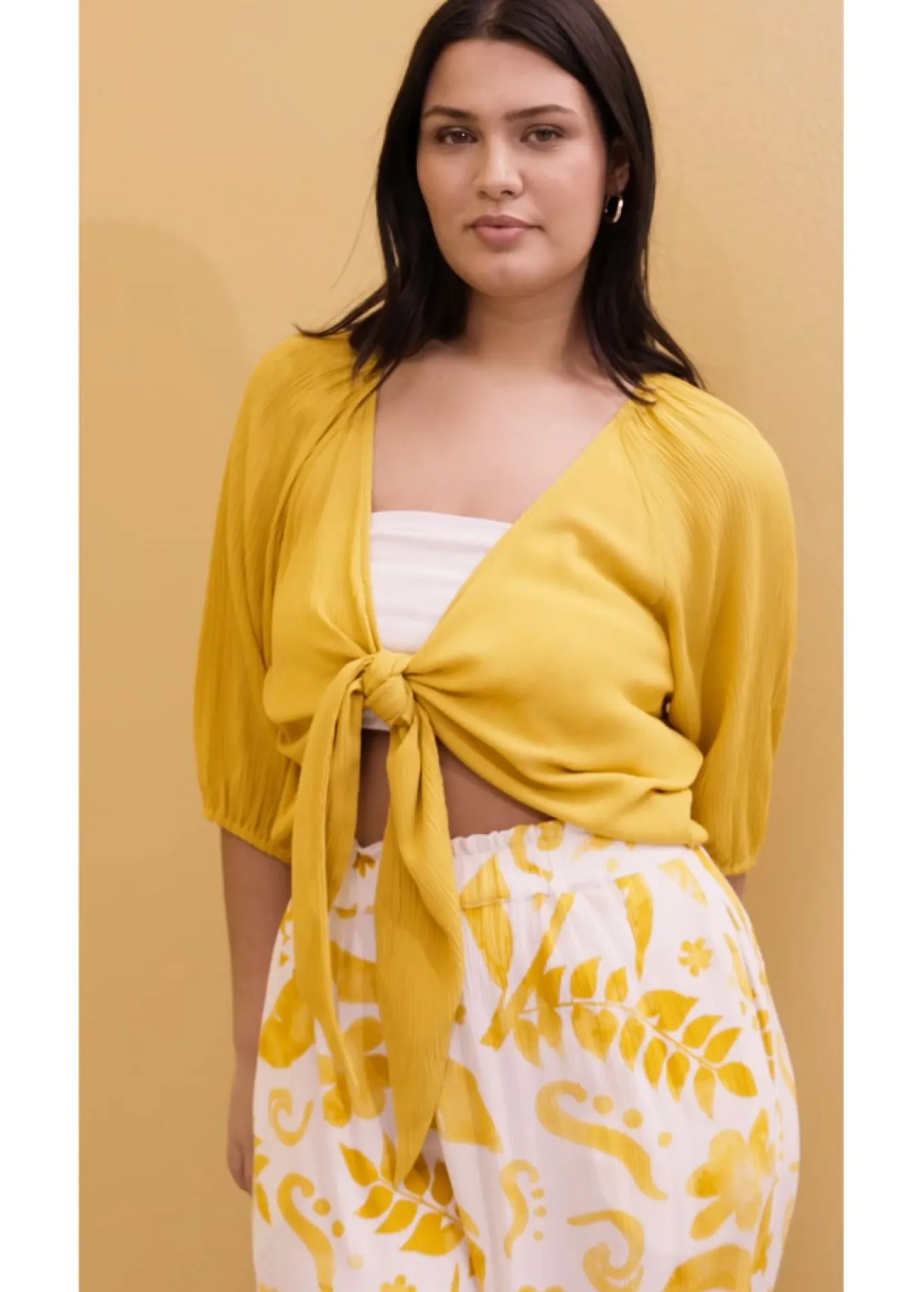Blusa de viscosa fluida