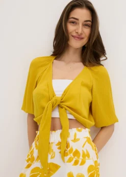 Blusa de viscosa fluida
