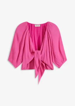 Blusa de viscosa fluida