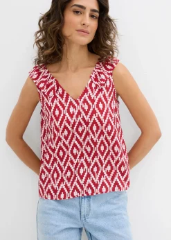 Blusa de viscosa fluida