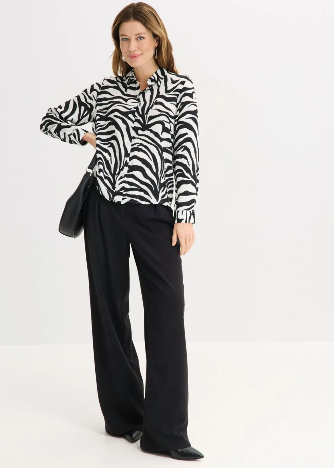 Blusa de viscosa fluida