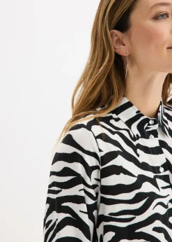Blusa de viscosa fluida