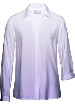 Blusa de viscosa fluida