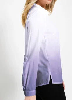 Blusa de viscosa fluida