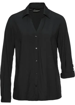 Blusa de viscosa fluida