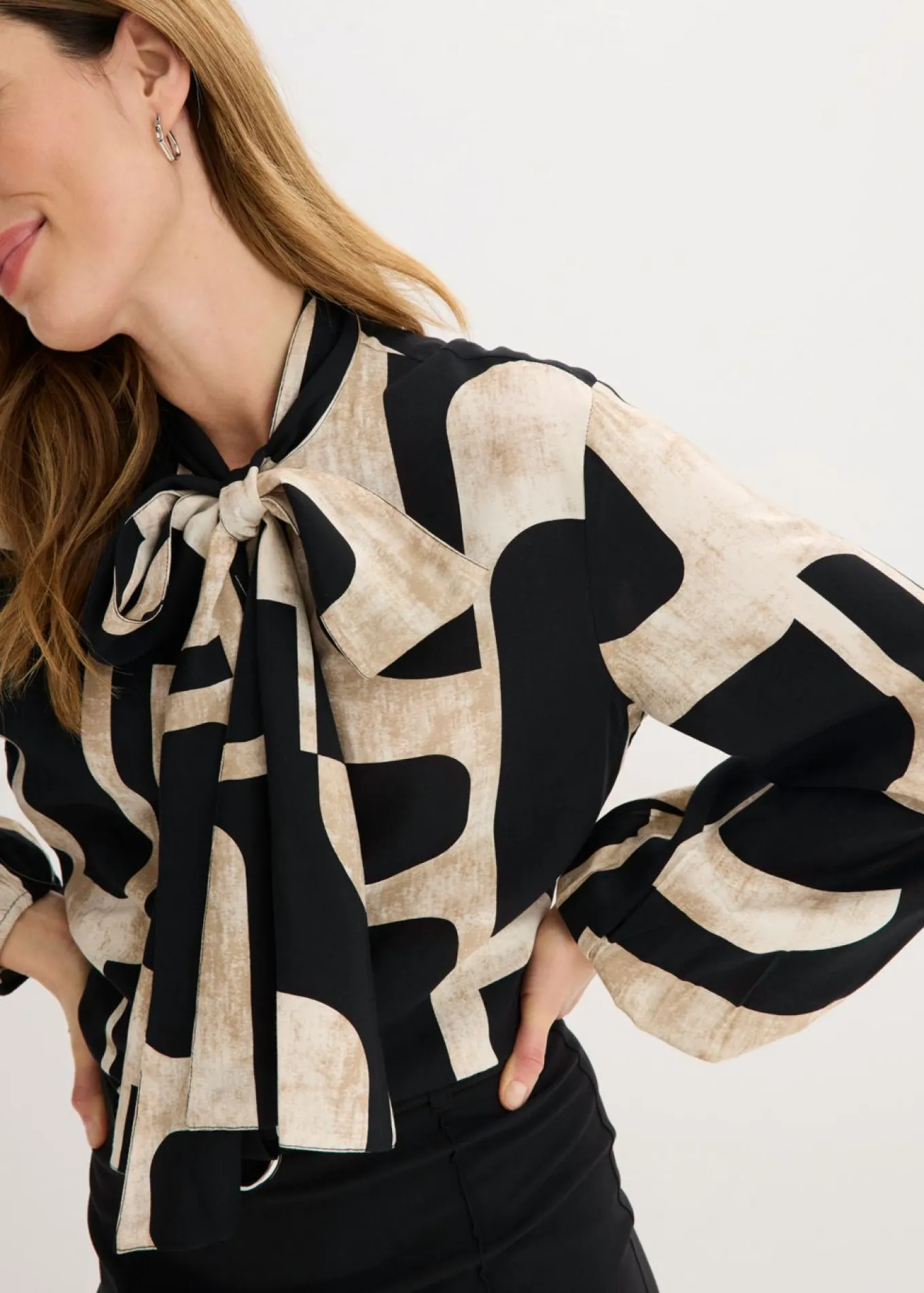 Blusa de viscosa fluida