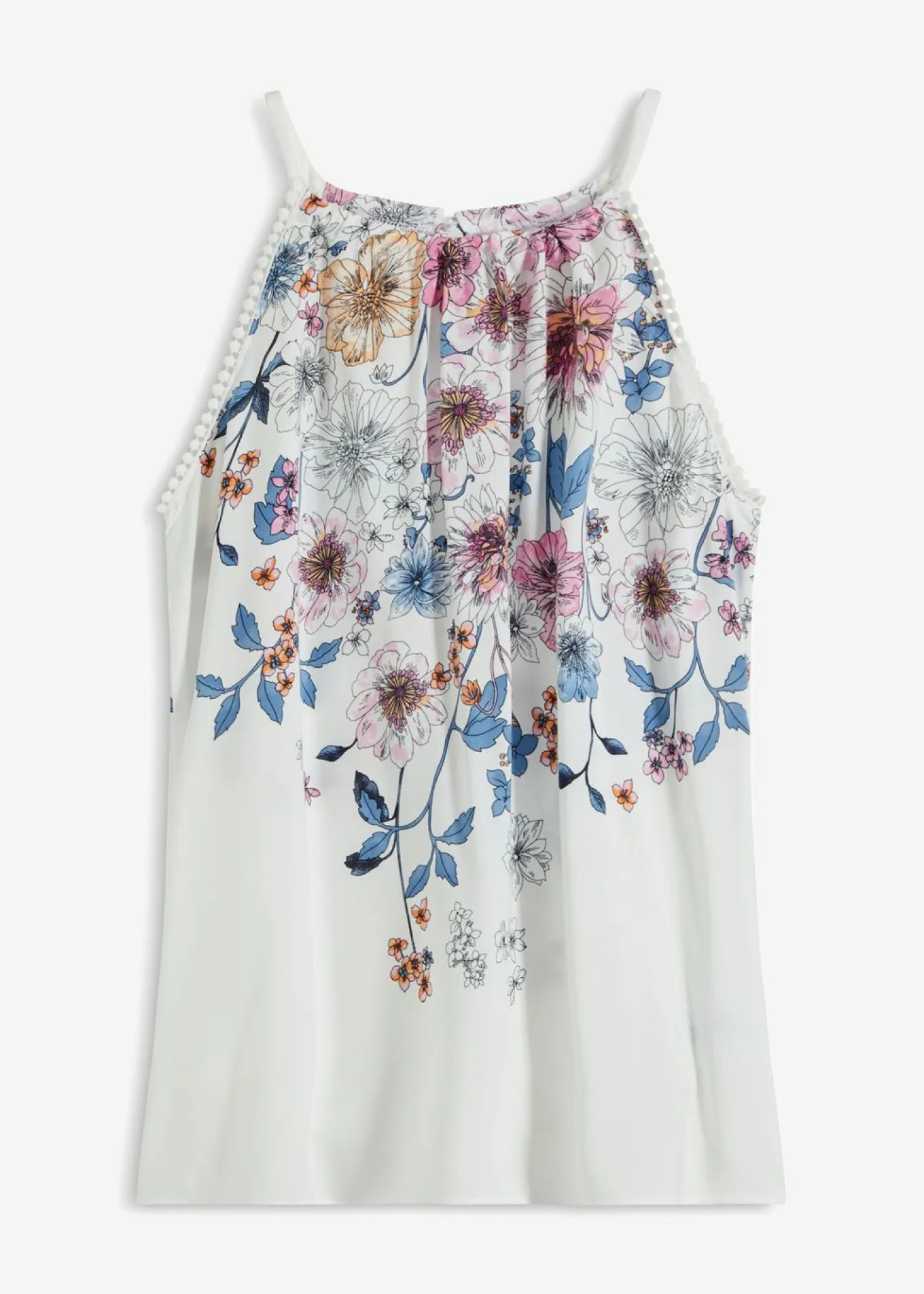 Blusa de viscosa fluida