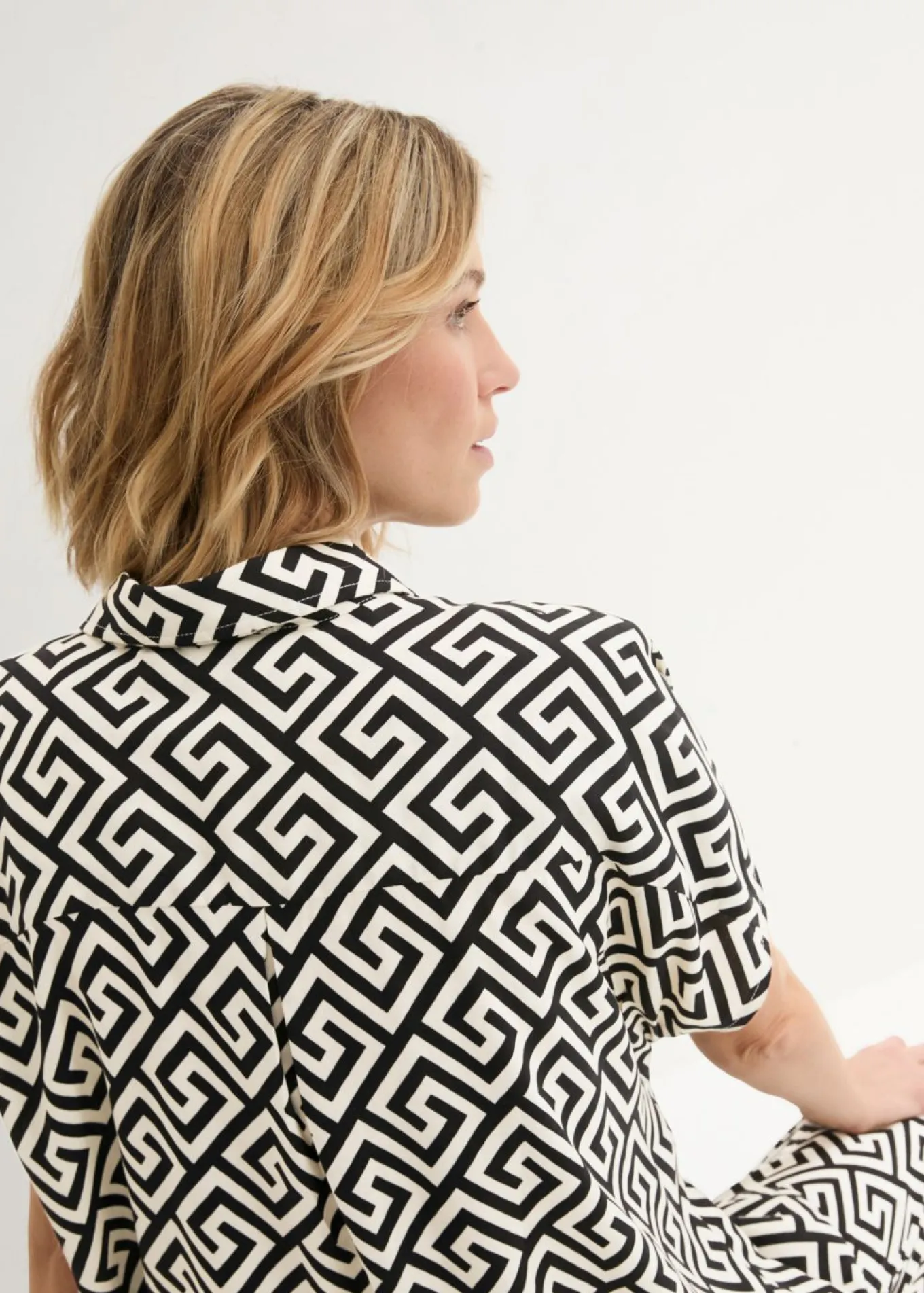 Blusa de viscosa fluida