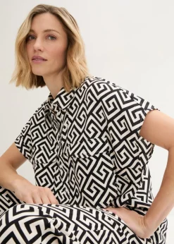 Blusa de viscosa fluida