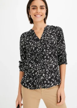 Blusa de viscosa fluida