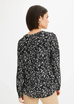 Blusa de viscosa fluida