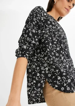 Blusa de viscosa fluida