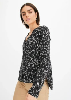 Blusa de viscosa fluida