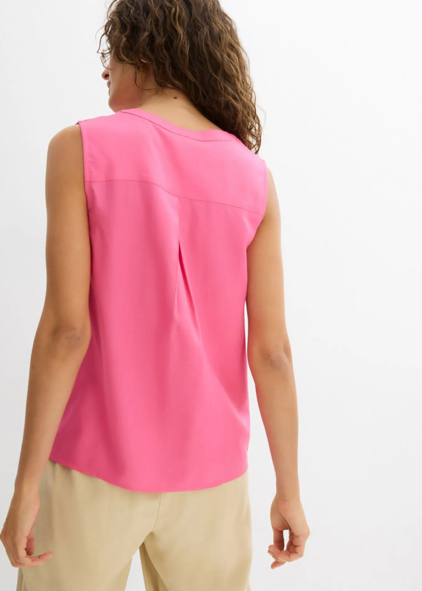 Blusa de viscosa fluida