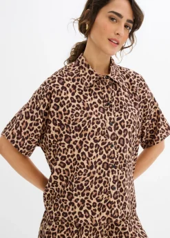 Blusa de viscosa fluida