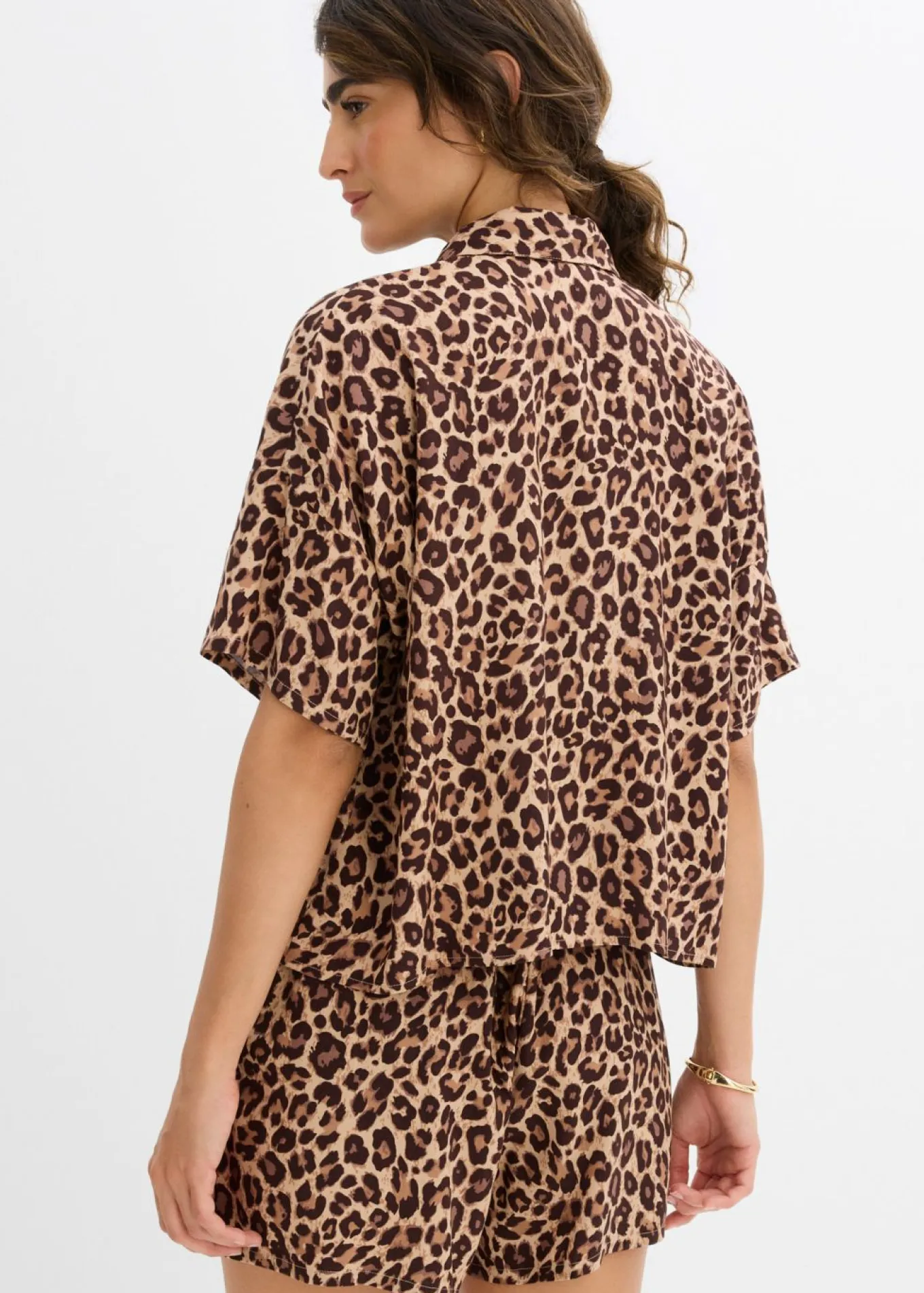 Blusa de viscosa fluida