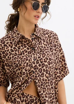 Blusa de viscosa fluida