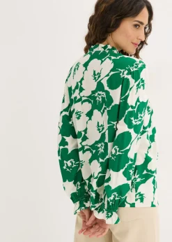 Blusa de viscosa fluida