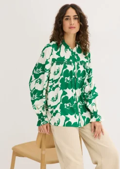 Blusa de viscosa fluida