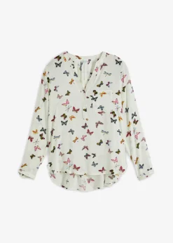 Blusa de viscosa fluida