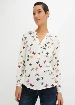 Blusa de viscosa fluida