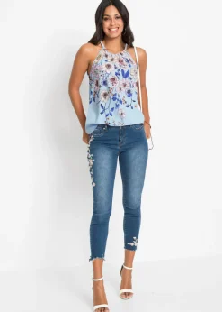 Blusa de viscosa fluida