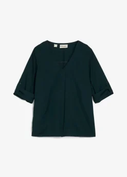 Blusa de viscosa fluida
