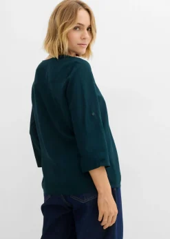Blusa de viscosa fluida