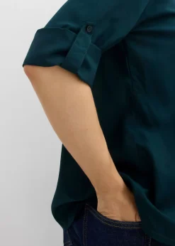 Blusa de viscosa fluida