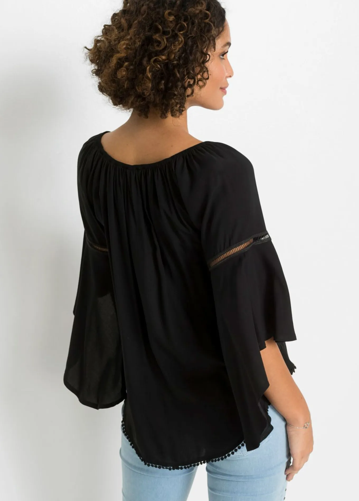 Blusa de viscosa pura