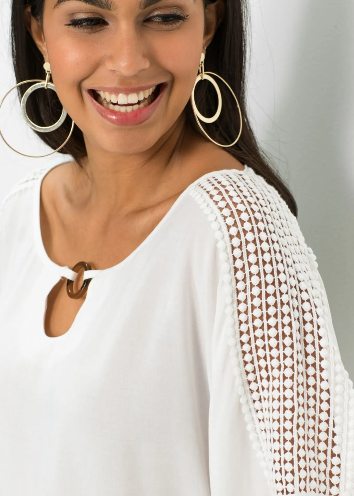 Blusa de viscosa pura
