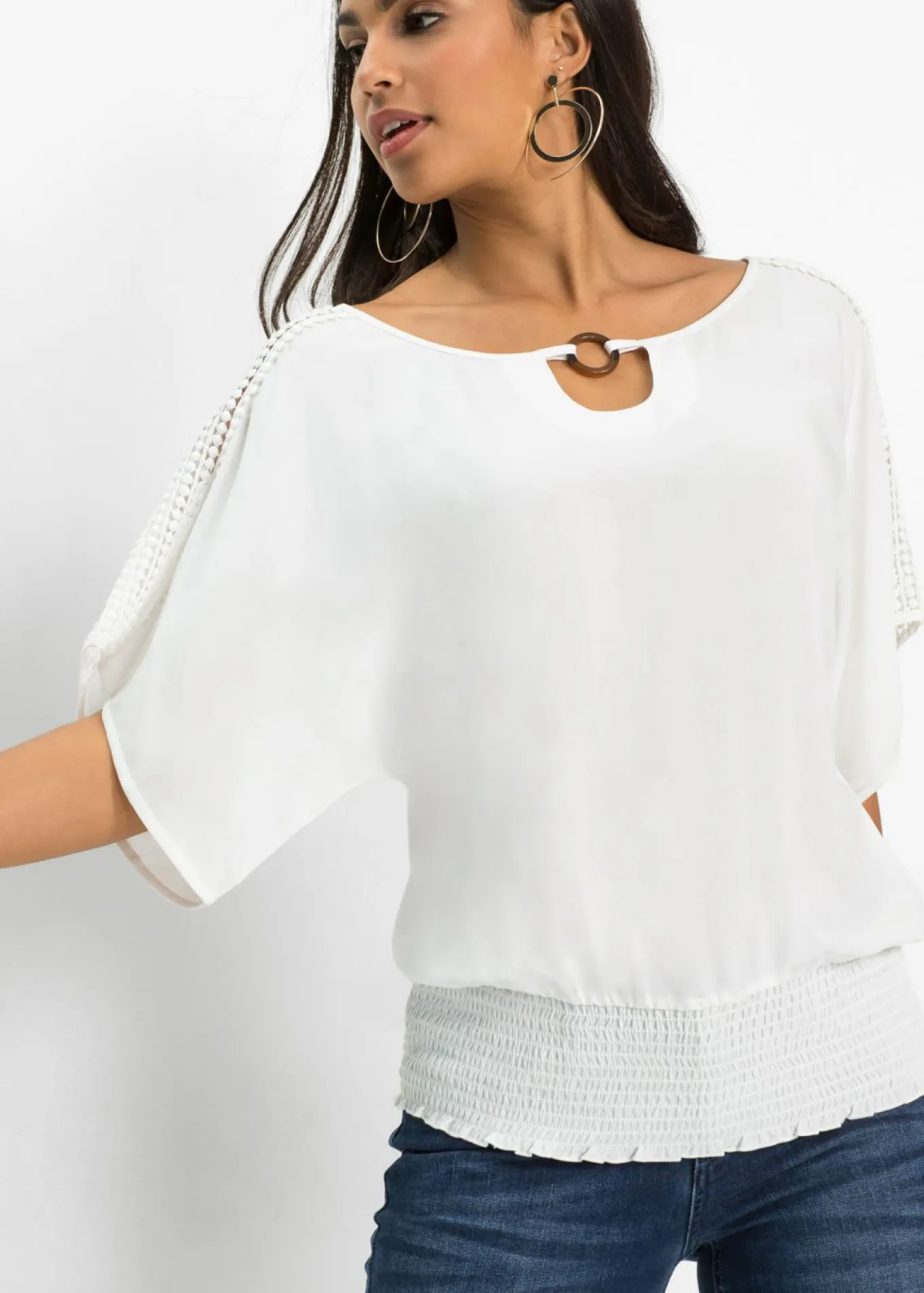 Blusa de viscosa pura