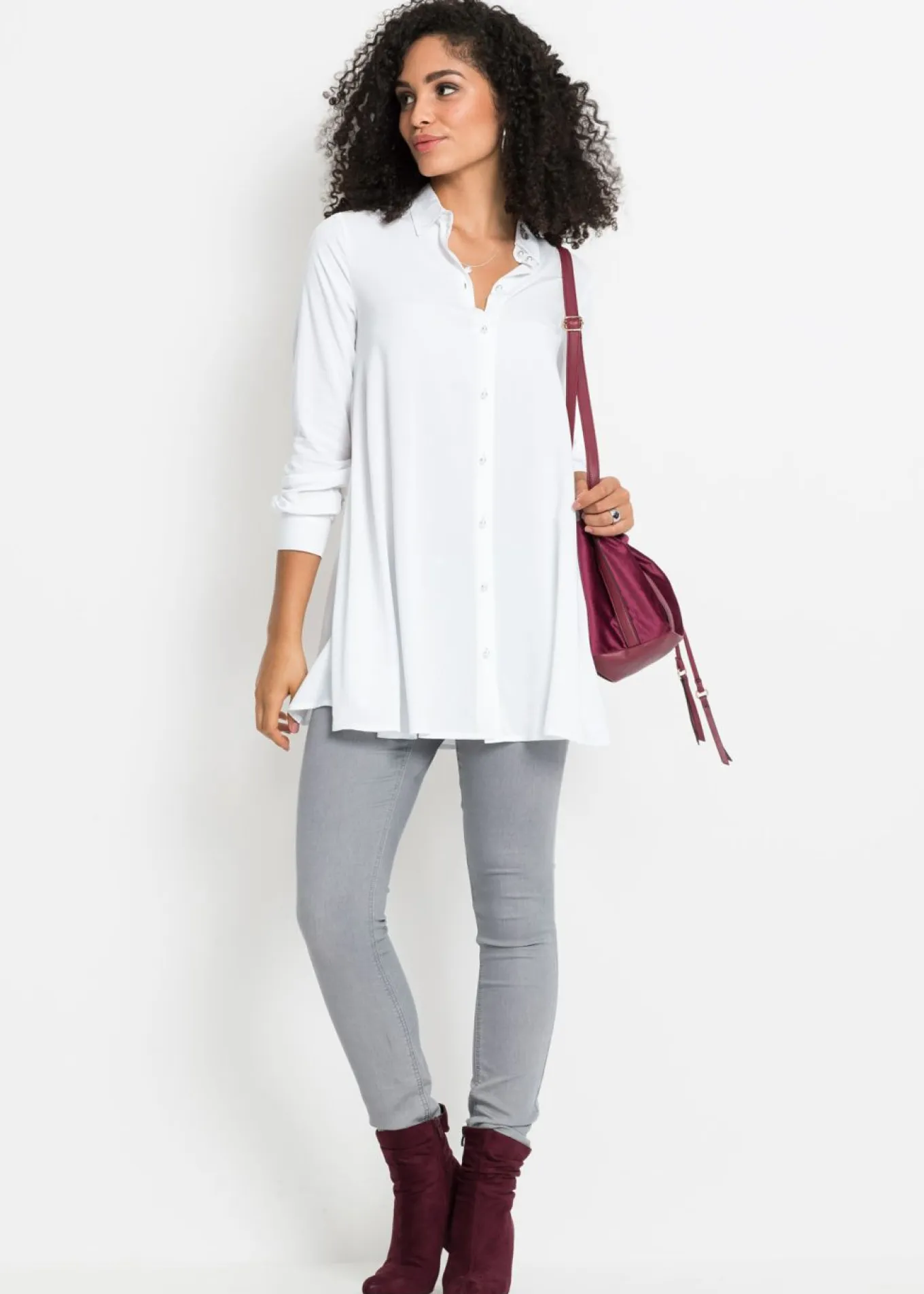Blusa de viscosa pura