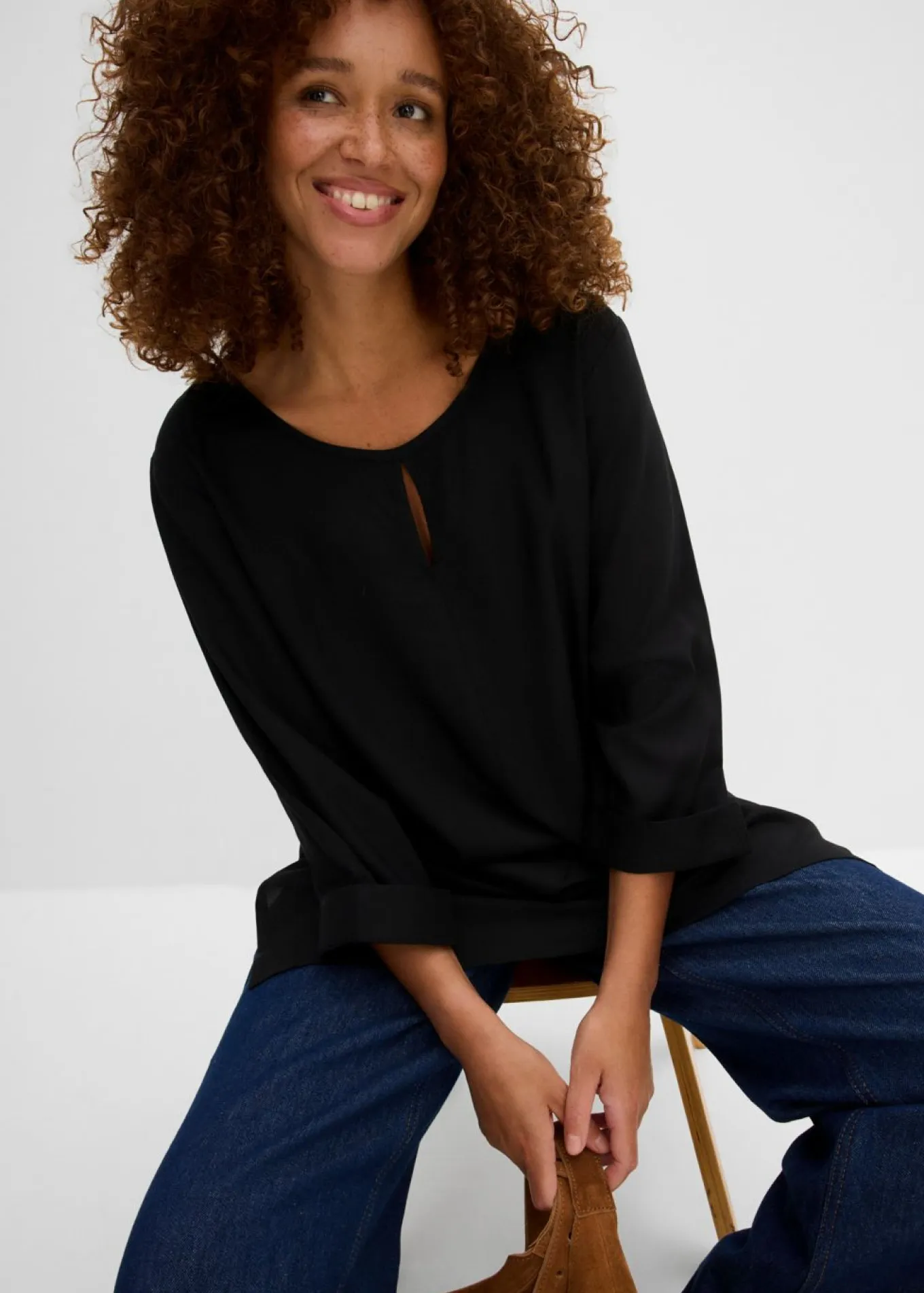 Blusa de viscosa pura