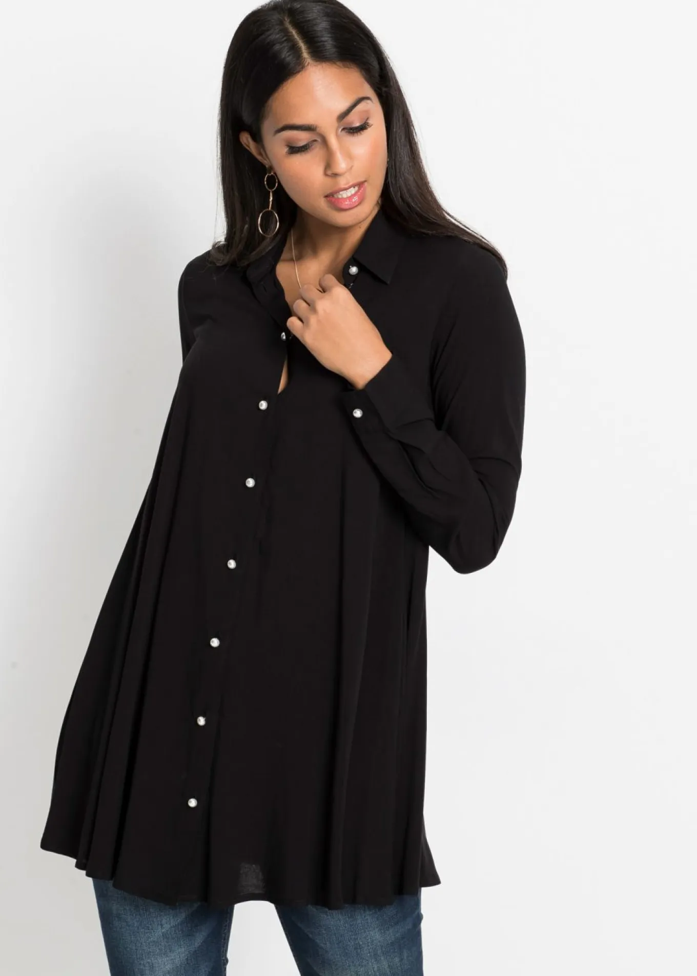 Blusa de viscosa pura