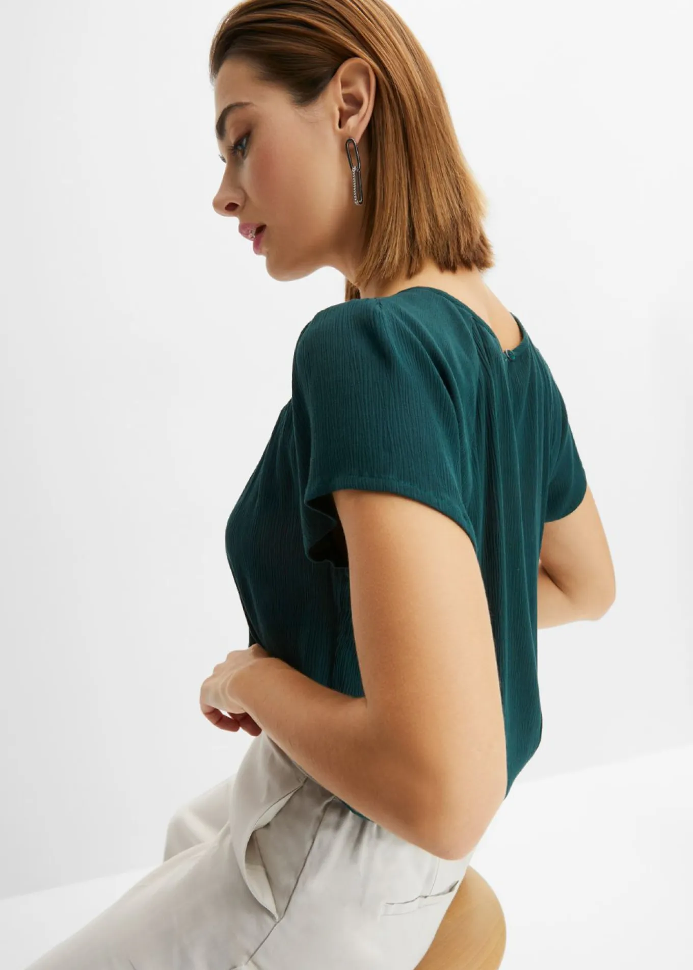 Blusa de viscosa pura