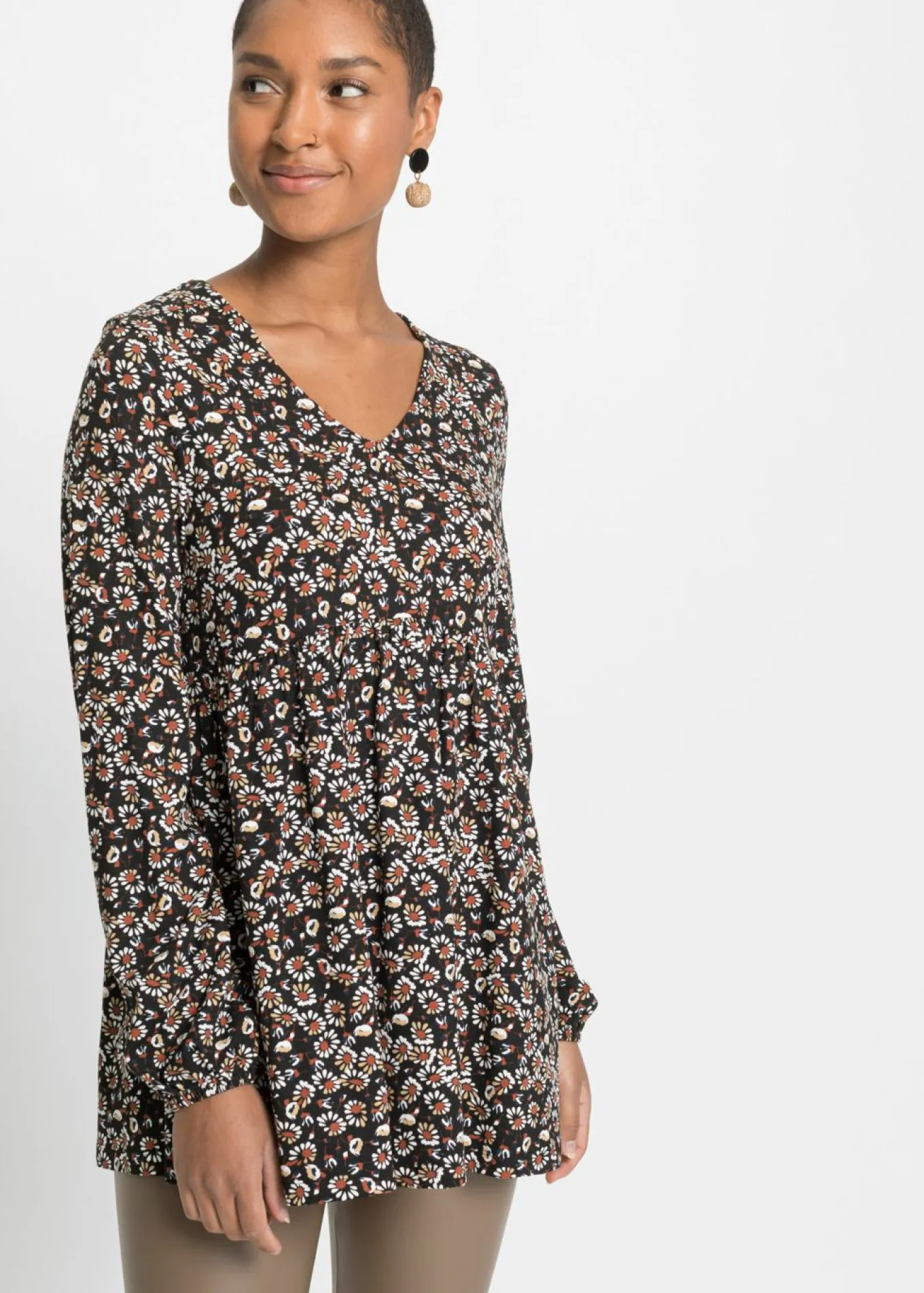 Blusa de viscosa sostenible