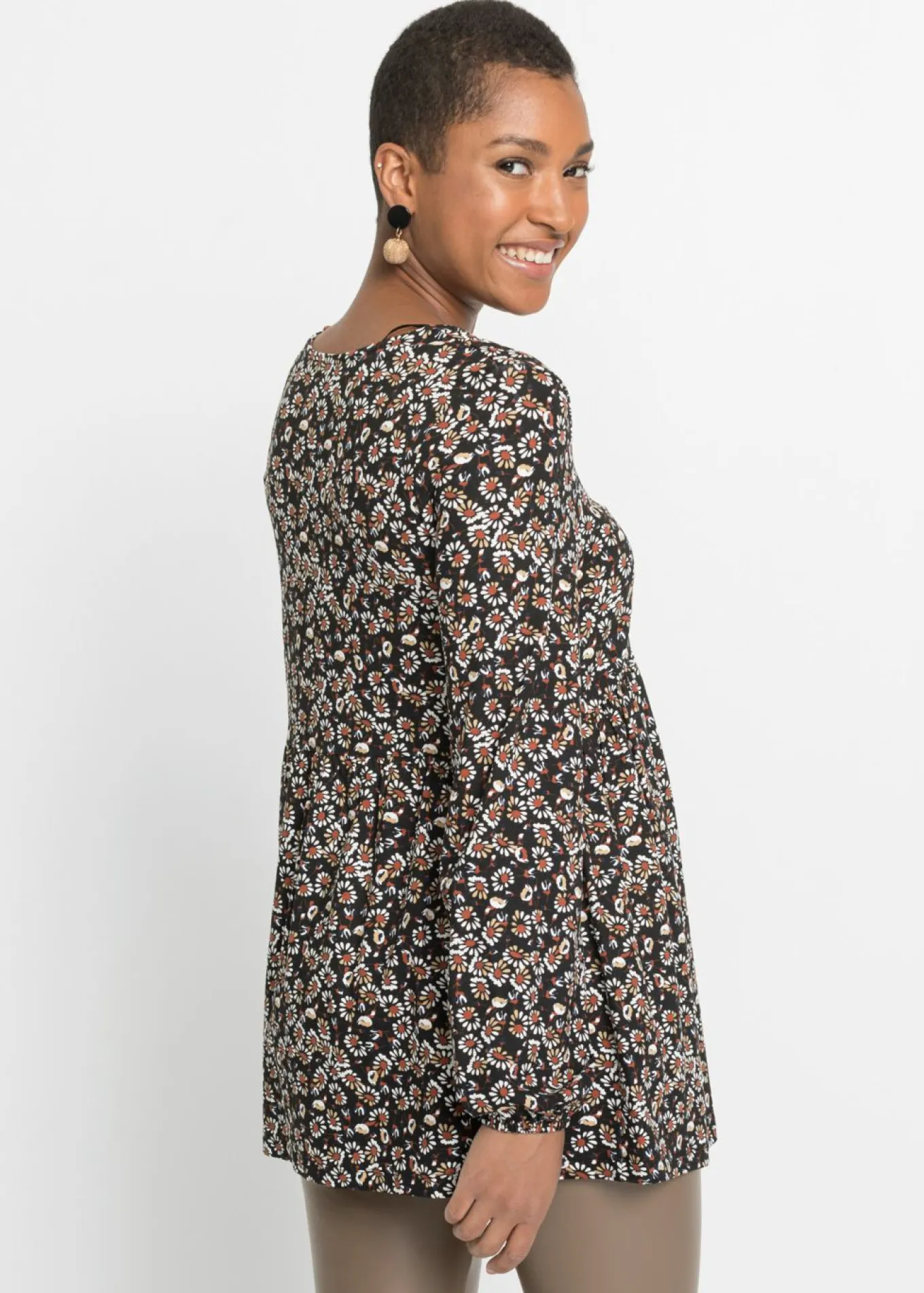 Blusa de viscosa sostenible