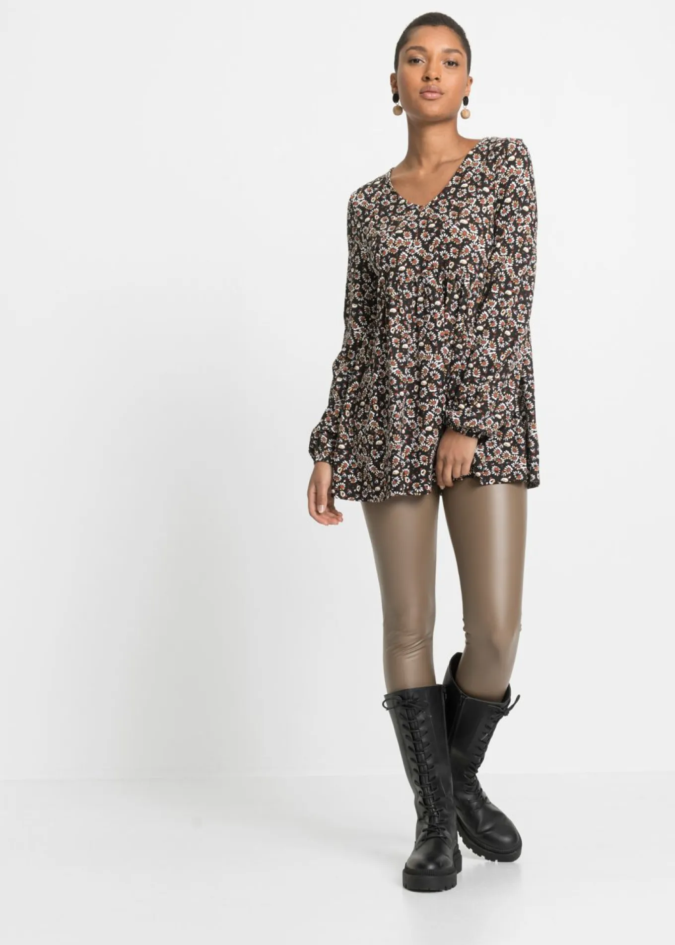 Blusa de viscosa sostenible