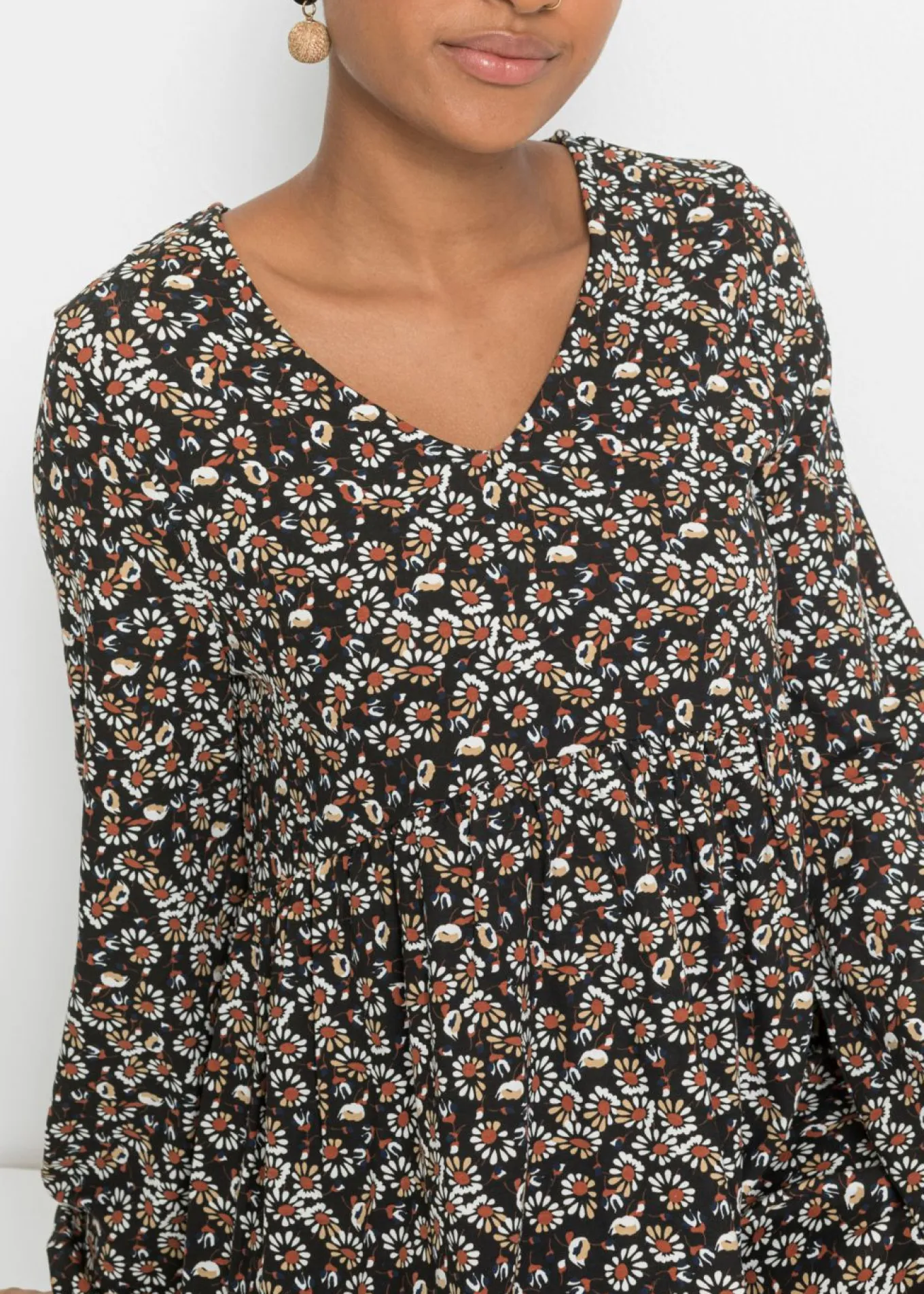 Blusa de viscosa sostenible