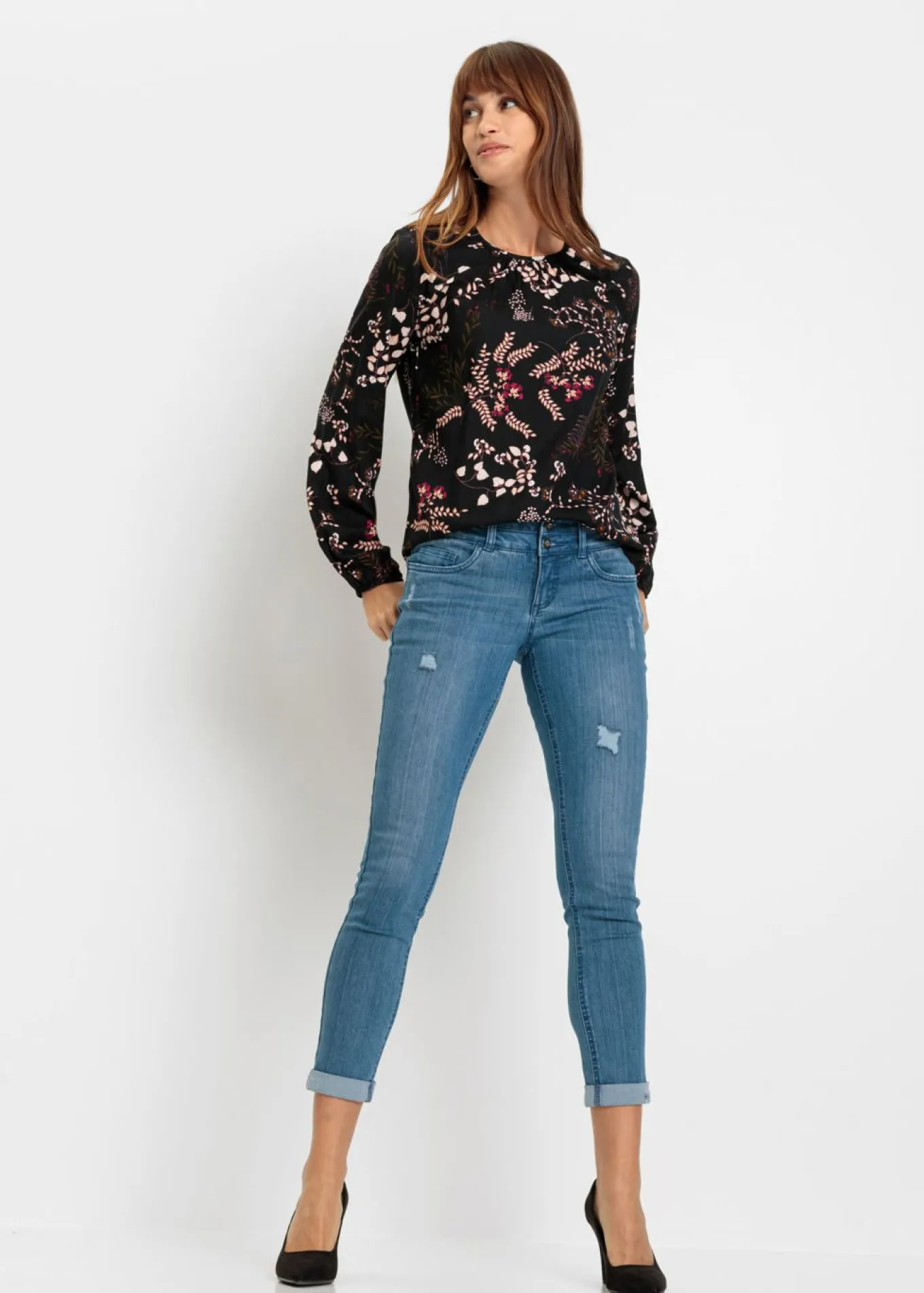 Blusa de viscosa sostenible