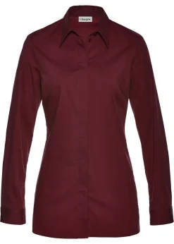 Blusa elástica larga