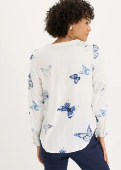 Blusa estampada de viscosa