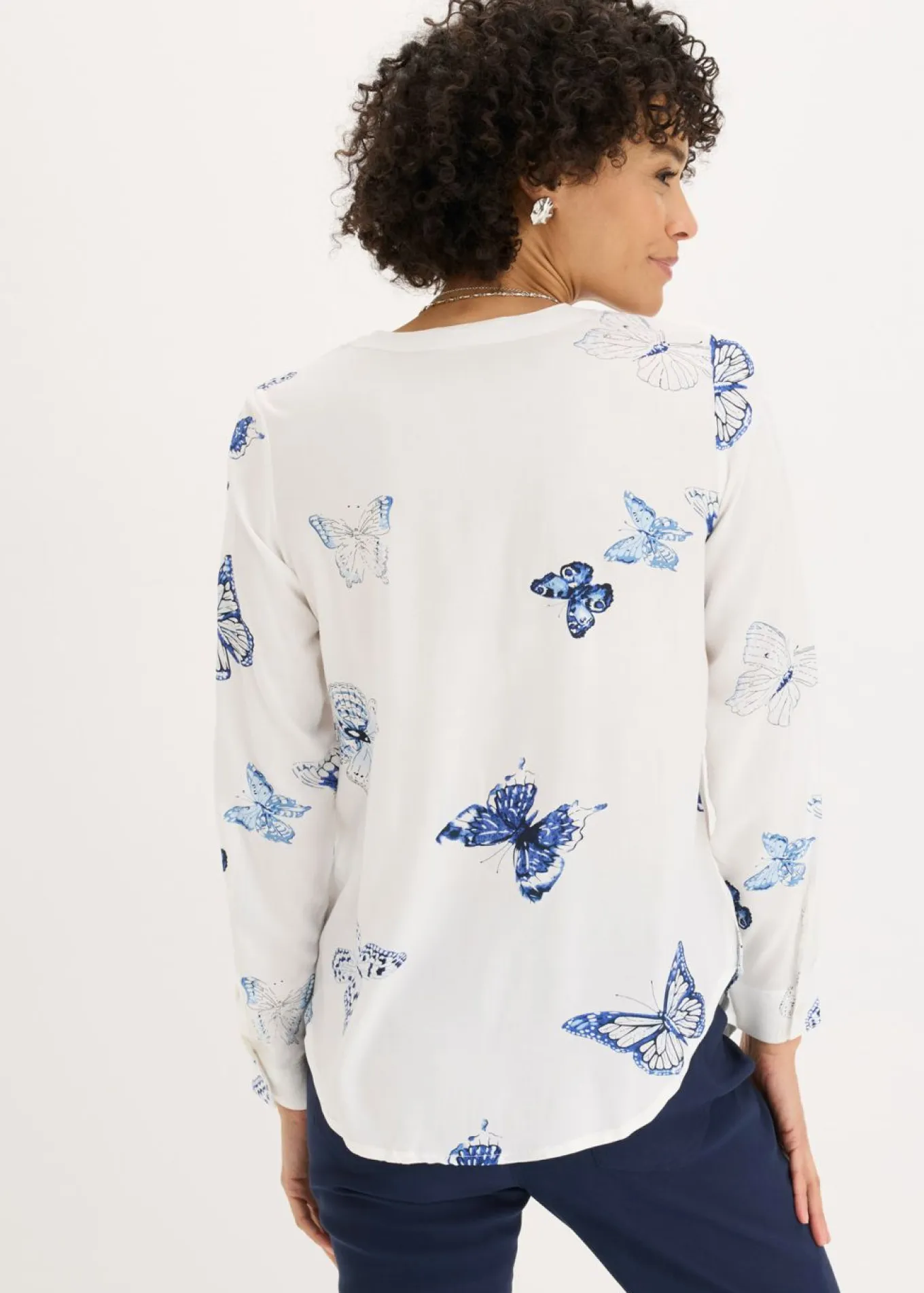 Blusa estampada de viscosa