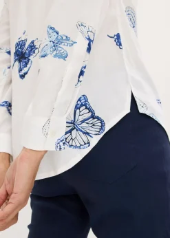 Blusa estampada de viscosa