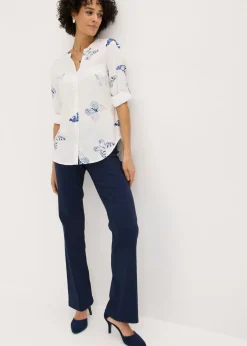 Blusa estampada de viscosa