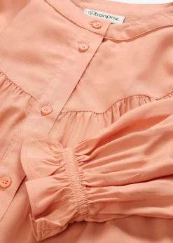 Blusa estilo prairie de viscosa fluida