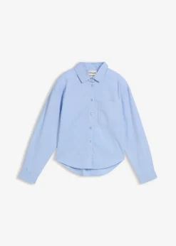 Blusa holgada de algodón puro