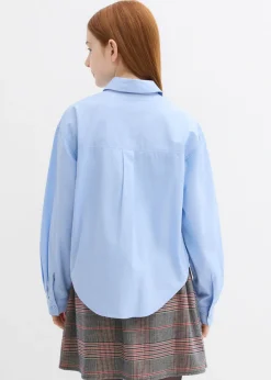 Blusa holgada de algodón puro